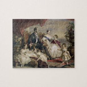 Quebra-cabeça Rainha Victoria (1819-1901) e príncipe Albert