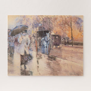 Quebra-cabeça Rainy Day na Quinta Avenida (Nova Iorque)