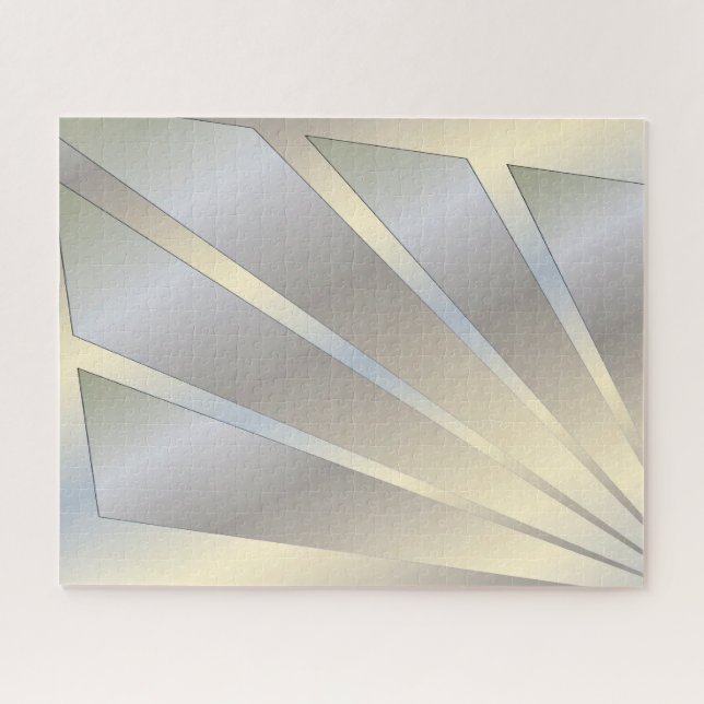 Quebra-cabeça Raios de ouro branco (Horizontal)