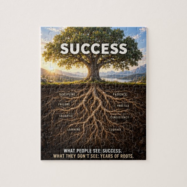 Quebra-cabeça Raízes do Sucesso (Vertical)