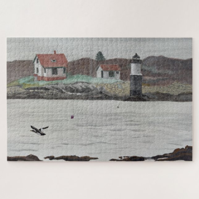 Quebra-cabeça Ram Island Maine 1014pc Puzzle (Horizontal)