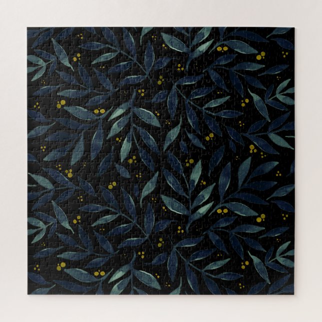 Quebra-cabeça Ramais de aquarela elegantes (Vertical)