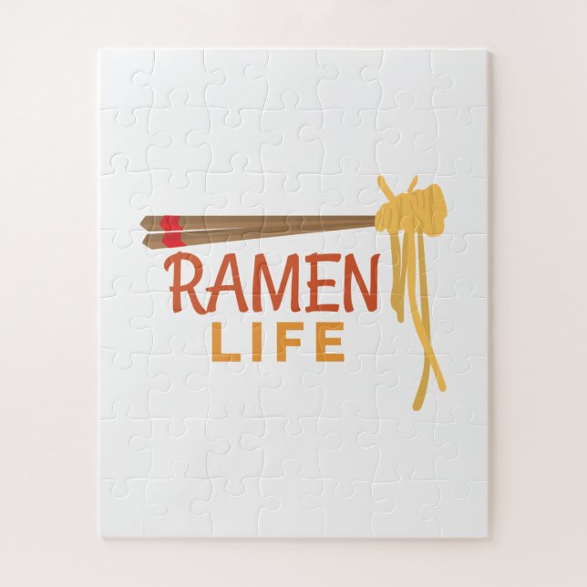Quebra-cabeça Ramen Life Comida Japonesa Engraçada Dom Ideia (Vertical)