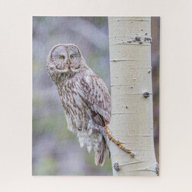 Quebra-cabeça Ramificação da Árvore de excelente da Cinza (Vertical)