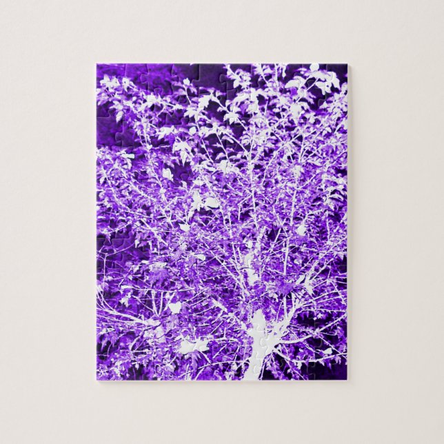 Quebra-cabeça Ramificações de Abstrato violeta roxa (Vertical)