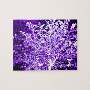 Quebra-cabeça Ramificações de Árvore de Abstrato de Violeta R
