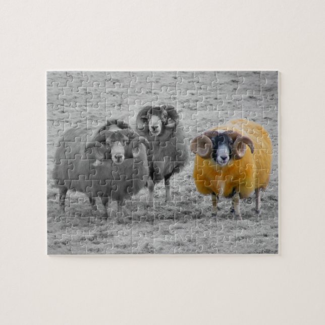 Quebra-cabeça Rams escoceses (Horizontal)