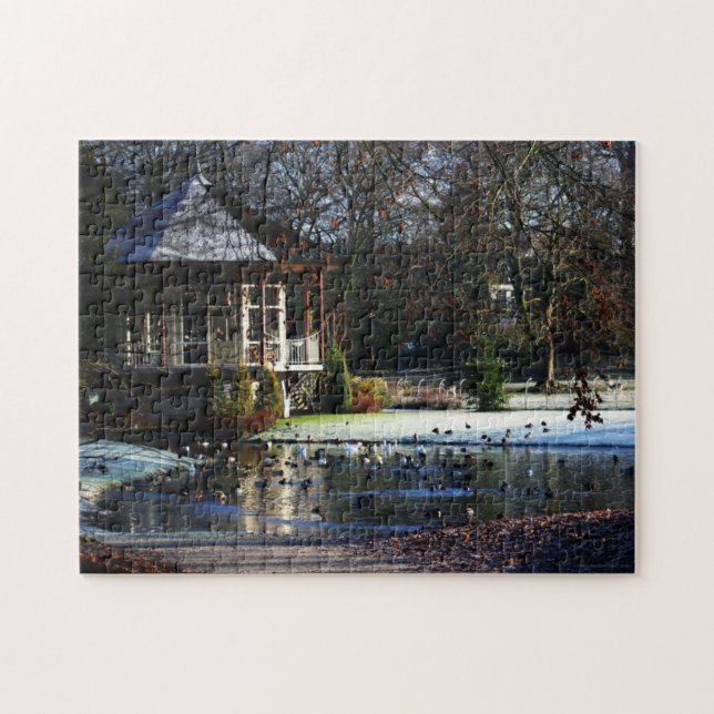 Quebra-cabeça Rams Woerthe Tea House 11x14 252pc jpcna (Horizontal)