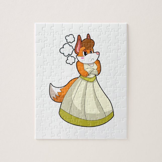 Quebra-cabeça Rapa com noiva com vestido de noiva.PNG (Vertical)