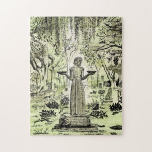 Quebra-cabeça Rapariga, Cemitério de Bonaventura, Savannah, GA
