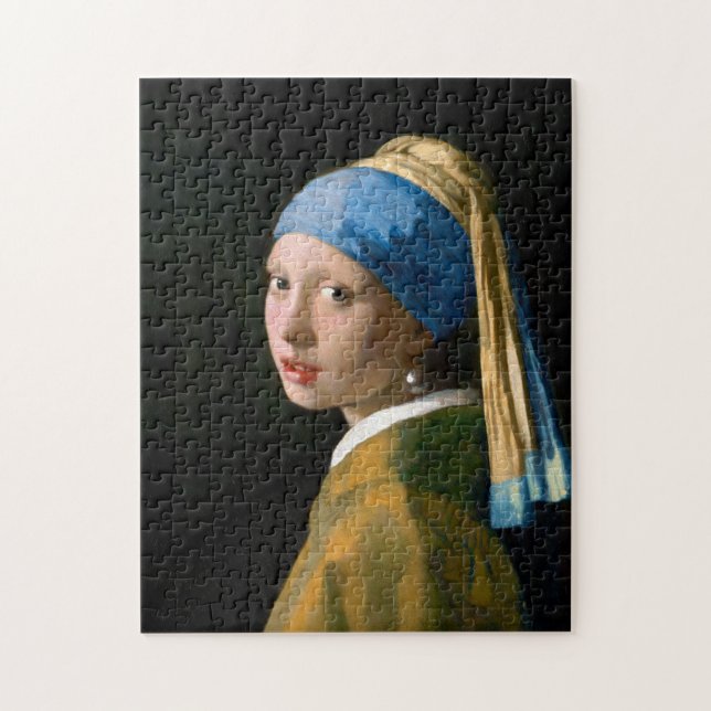 Quebra-cabeça Rapariga com brinco de pérola, Johannes Vermeer, 1 (Vertical)