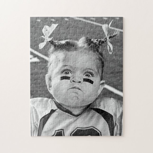 Quebra-cabeça Rapariga de Futebol (Vertical)