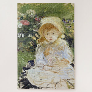 Quebra-cabeça Rapariga jovem com uma boneca (por Berthe Morisot)