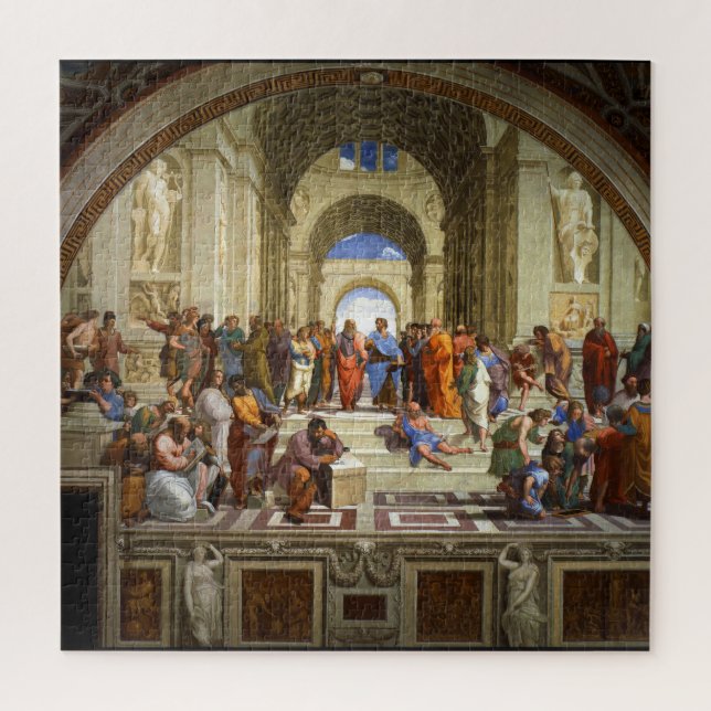 Quebra-cabeça Raphael, "A Escola de Atenas" (Vertical)