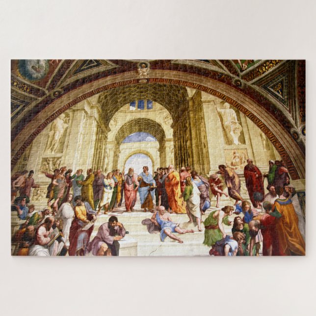 Quebra-cabeça Raphael, A Escola de Atenas (1509) (Horizontal)