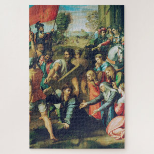 Quebra-cabeça Raphael Spasimo Cristo Caindo Sob a Cruz Arte