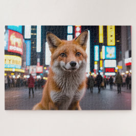 Quebra-cabeça Raposa na Times Square