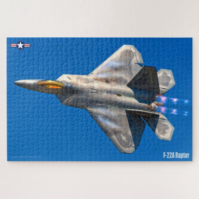 Quebra-cabeça Raptor F-22A (20x30 POLEGADAS) (Horizontal)