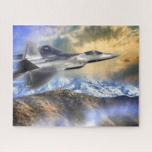 QUEBRA-CABEÇA RAPTORES SOBRE A AMÉRICA F22 JET