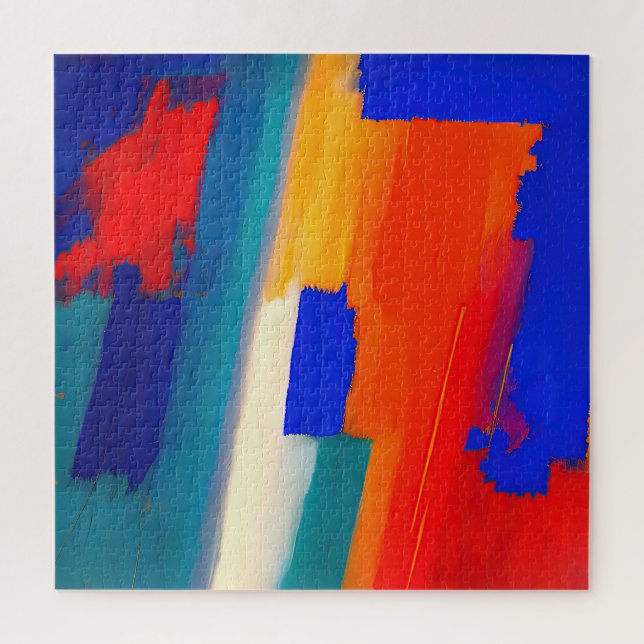 Quebra-cabeça "Raspberry Rhapsody" Abstrato Art (Vertical)