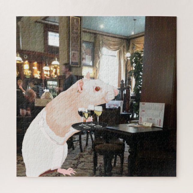 Quebra-cabeça Rat Waiter surreal (Vertical)