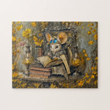 Rato de leitura steampunk