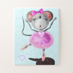 Quebra-cabeça Rato Pequeno Ballerina
