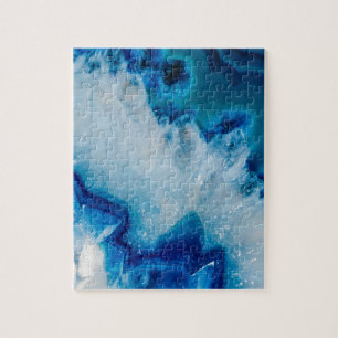 Quebra-cabeça Real ágata do azul