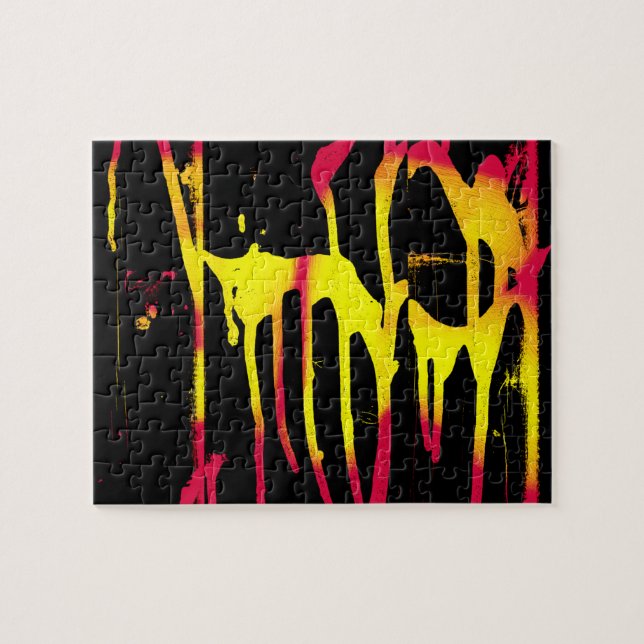 Quebra-cabeça rebarbas e expurgos e bacanais (Horizontal)