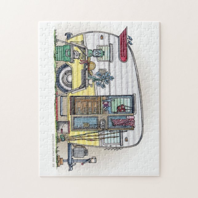 Quebra-cabeça Reboque de campista rv de Shasta (Vertical)