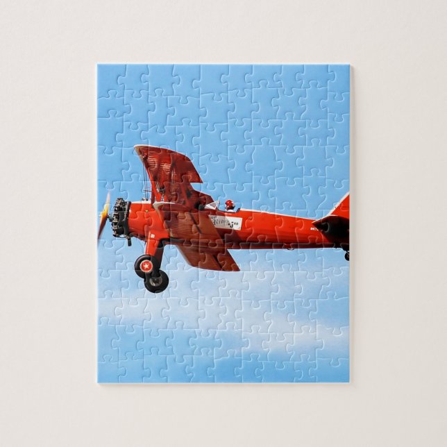 Quebra-cabeça Red Baron Bi Plane (Vertical)