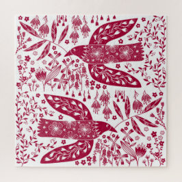 Quebra-cabeça Red Bird Art