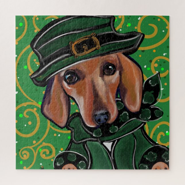 QUEBRA-CABEÇA RED DACHSHUND (Vertical)