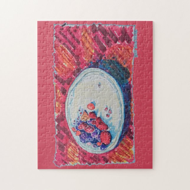 Quebra-cabeça Red Fruits Bowl (Vertical)