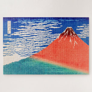 Quebra-cabeça Red Fuji Hokusai