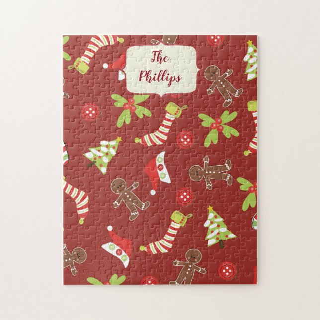 Quebra-cabeça Red Gingerbird Man Glee (Vertical)