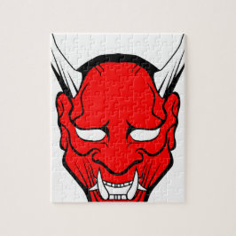 Quebra-cabeça Red Japan Hannya Mask