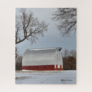 Quebra-cabeça Red Kansas Barn
