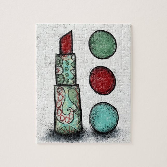 Quebra-cabeça Red Lipstick favorito (Vertical)