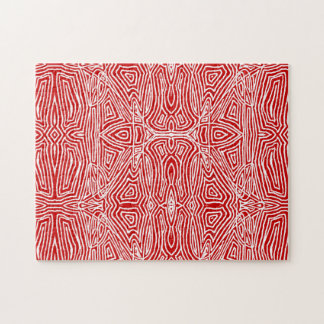Quebra-cabeça Red Scribbleprint