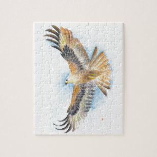 Quebra-cabeça Red Tail Hawk Art