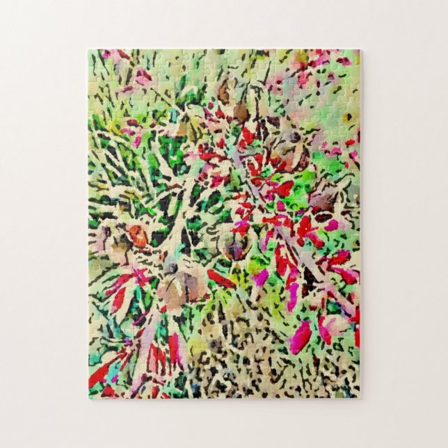 Quebra-cabeça Red Yucca - Deserto Difícil (Vertical)