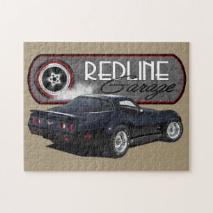 Quebra-cabeça Redline a garagem Vette preto