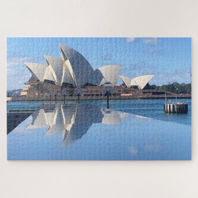 Quebra-cabeça reflexão da casa de ópera sydney (Horizontal)