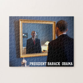 Quebra-cabeça Reflexão de espelho de Barack Obama