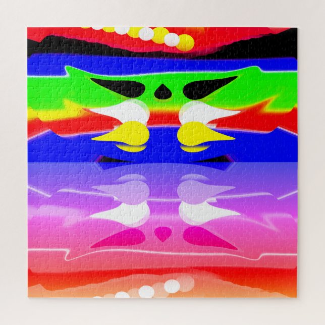 Quebra-cabeça Reflexão na arte (Vertical)