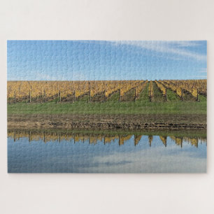 Quebra-cabeça reflexo de vinificação