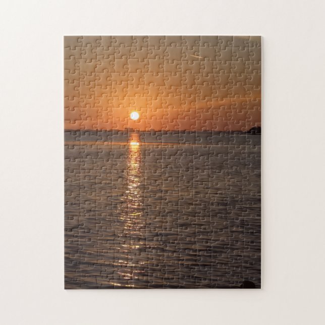 Quebra-cabeça Reflexo do Pôr do Sol (Vertical)