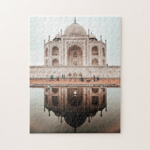 Quebra-cabeça Reflexo do Taj Mahal Índia Arquitetura
