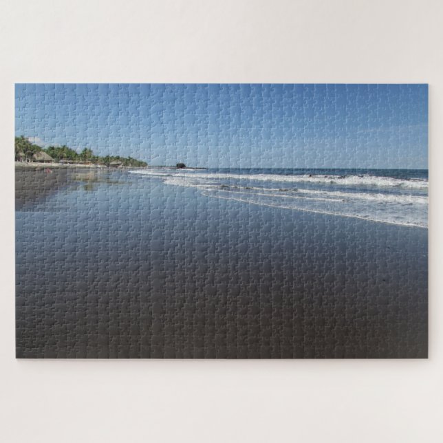 Quebra-cabeça reflexo na praia (Horizontal)
